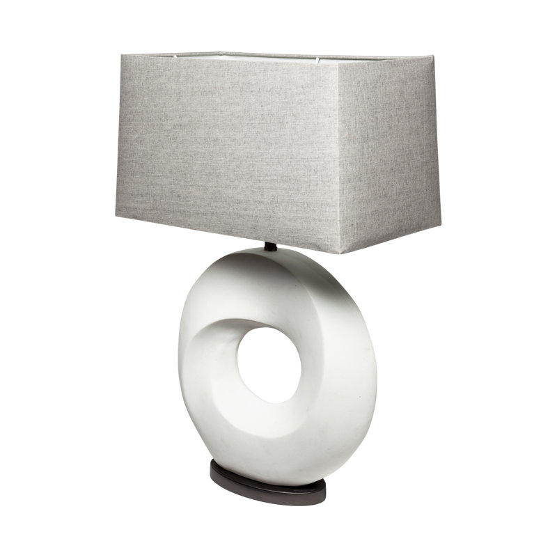Lampe de table blanche 27,5 po