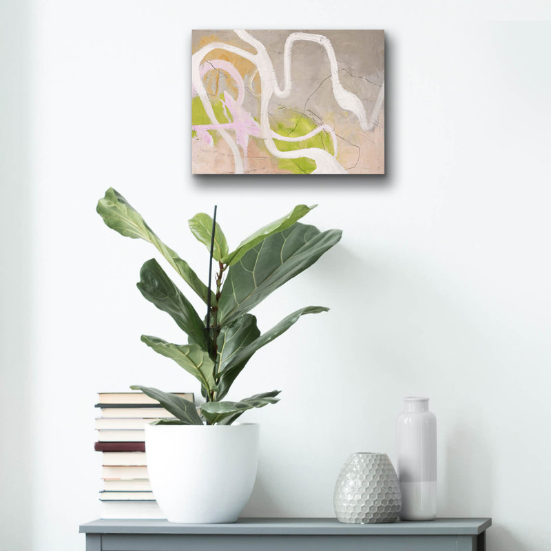 «Light Line» par Design Fabrikken, art mural en acrylique, 16 po x 12 po
