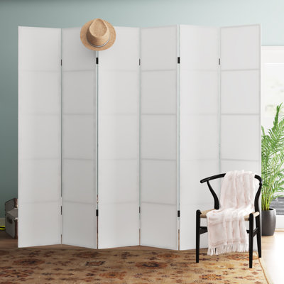 Tall Nayome Blank Canvas Folding Screen