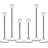 Vintage Metal Taper Candle Holders Tall Candelabra Set For Holiday Wedding Table Centerpiece Decor Elegant Tulip Design-1518714870-1518714871