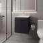 Meuble-lavabo avec deux portes Wengue-117825043