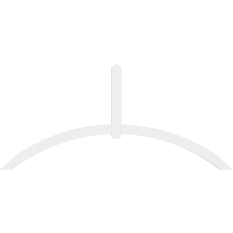 Support pour pignon en PVC Archdale, H 44 po x l 96 po (pas: 11/12), P 2 po x F 4 po