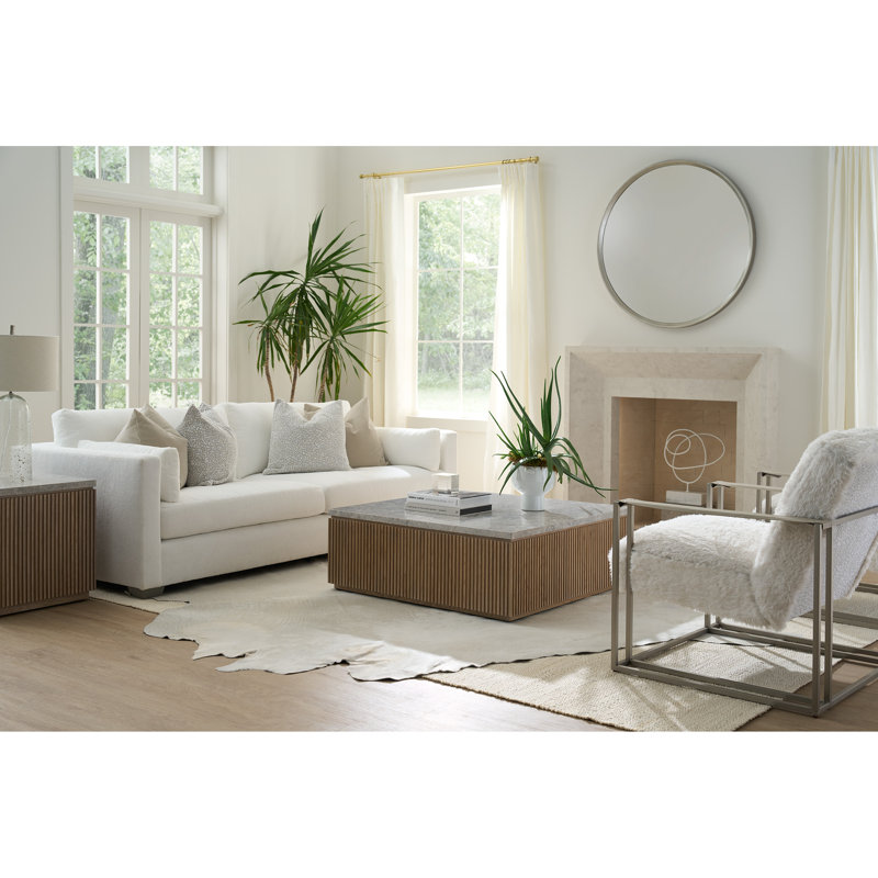 Avaline Carmen Square Coffee Table, Skylark