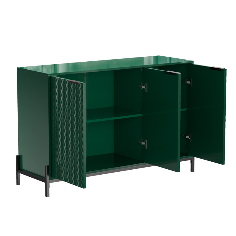 Tiet Sideboard, Green, 31.5" H x 48.8" W x 15.74" D