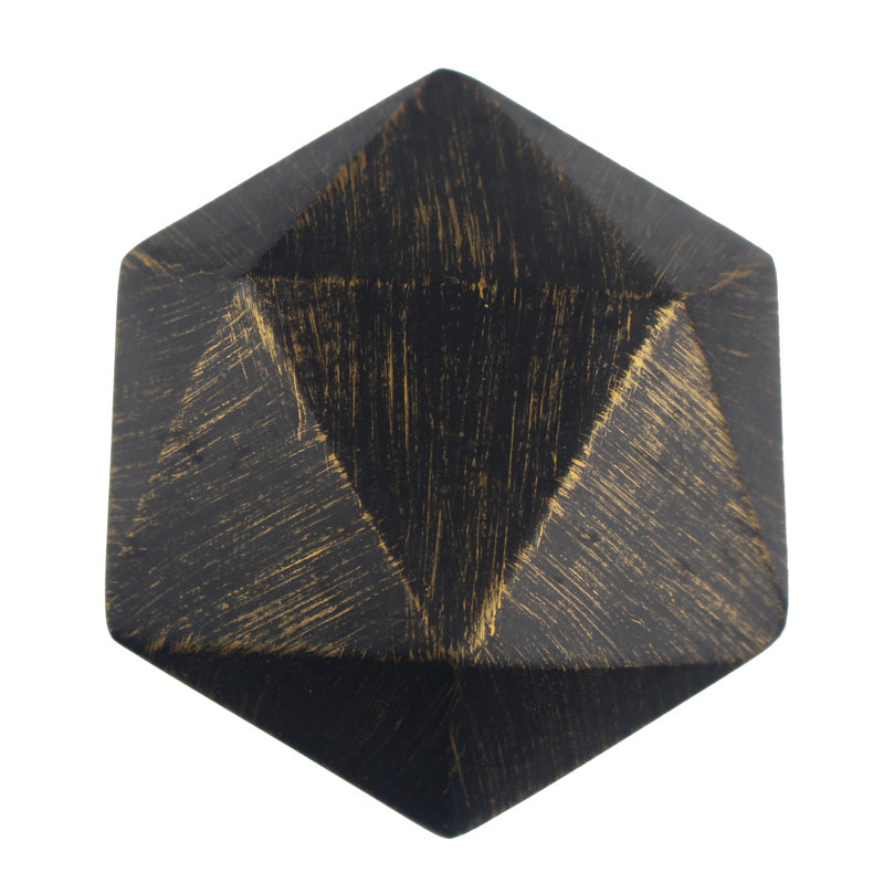 Retenue de rideau Abigale Medallion, Doré brulé