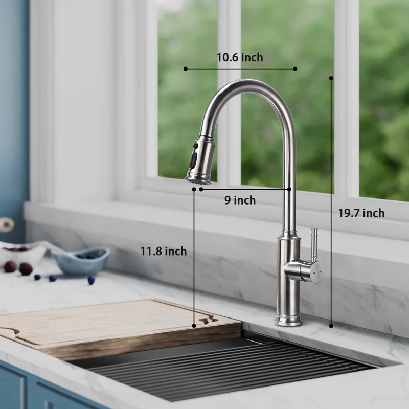 Robinet de cuisine escamotable Wesinus