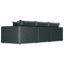 Canapé modulaire 3 pièces Nyrie et 1 repose-pieds inclus-100929421