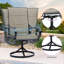 Fauteuil de patio pivotant à dossier haut Kindsay