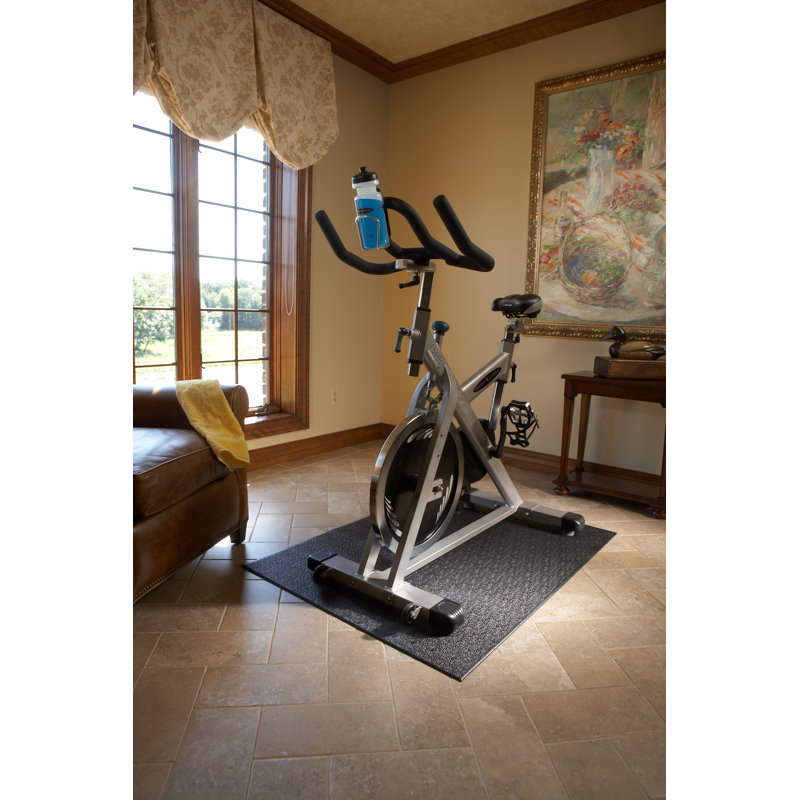 Tapis de vélo en vinyle Uni l 48 po x l 36 po x 0,125 po