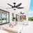 HOMLUX 48" Ceiling Fan With LED Lights & Remote Control-114213758