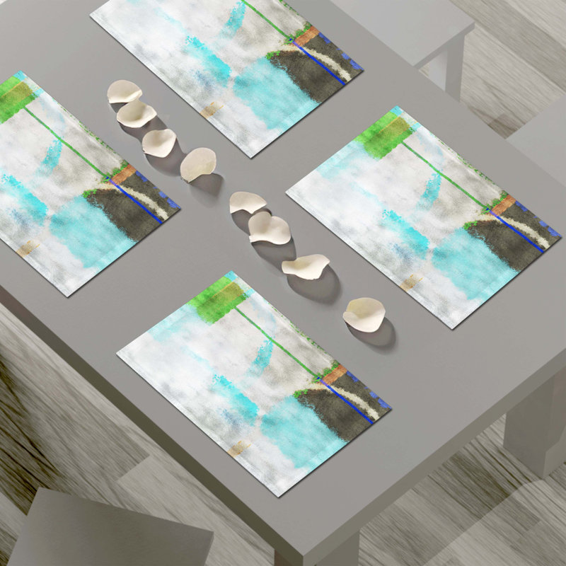 Napperon abstrait en polyester