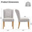 Bozhana Upholstered Tufted Wing Back Dining Chair (Set of 2)-241333931-241333932