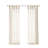 Twisted Tab Voile Sheer Window Curtain Pair For Airy, Light-Filled Spaces With Effortless DIY Installation.-1508409455
