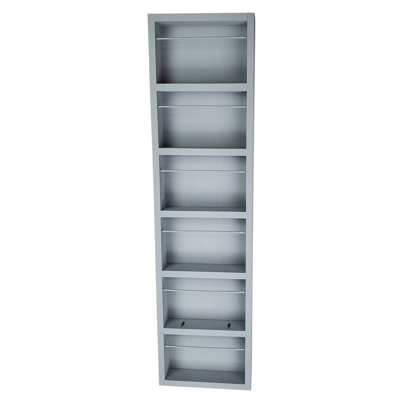 Mitchell Wall Spice Rack, Primed Gray