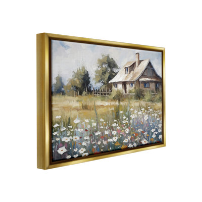 " Charming Prairie Cottage Floater Frame " by Ramona Murdock