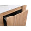 Meuble-lavabo mural de 24 po avec lavabo au design incurvé, finition en bois à texture ondulée, marbre de culture intégré-1590401850