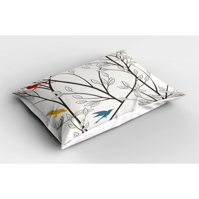 Star Polyester Floral Sham Set