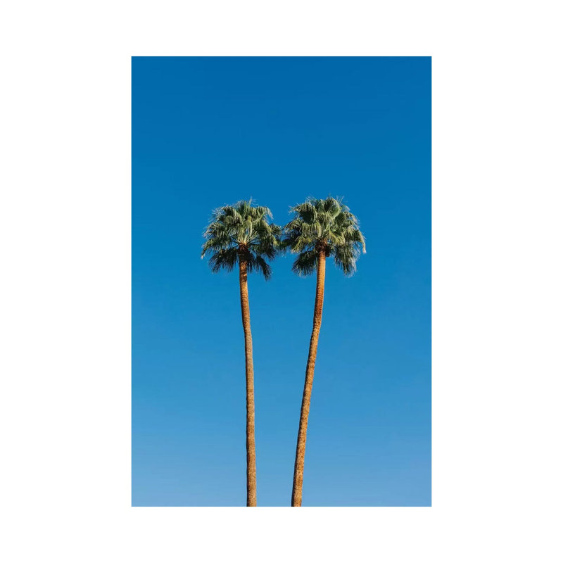 Palm Springs Twin Palms by Bethany Young - Print on Canvas, Wrapped Canvas, 66.04cm H x 45.72cm W x 3.81cm D