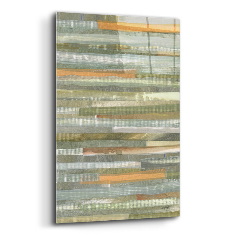  «River Trout Study 1» par Haley Knighten, art mural en verre acrylique, 12 po x 16 po