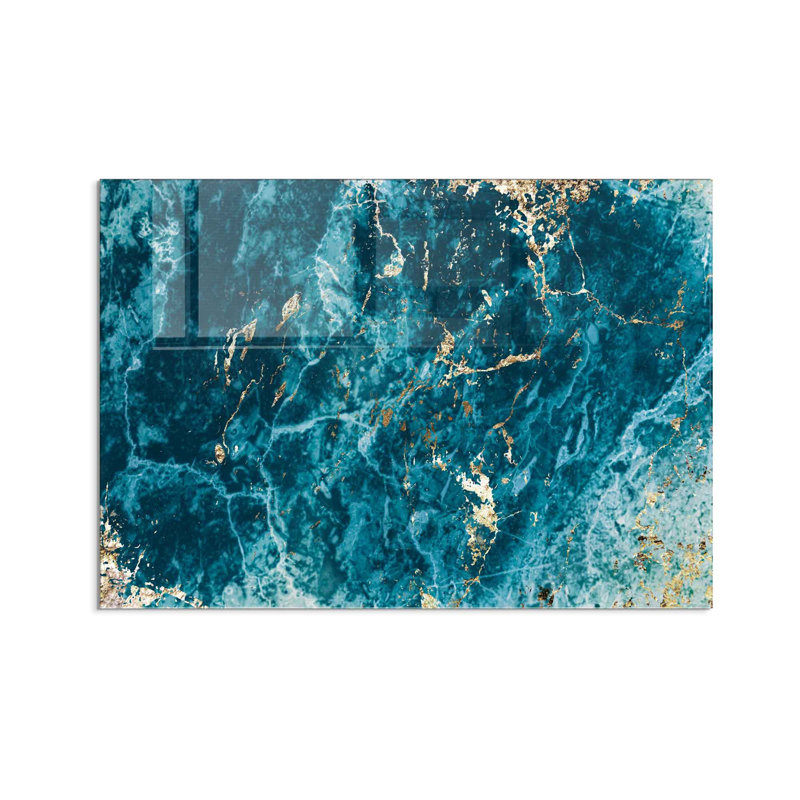 Superbe peinture murale en verre trempé 27,6 po x 39,4 po | 100% verre trempé, épaisseur: 0,16 pouce | Décoration élégante pour le salon ou le bureau, durable et facile à nettoyer, idée de cadeau parfaite