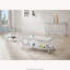 Table basse chromée