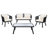 Orme 4 - Person Patio Conversation Set with Cushions-1530868809
