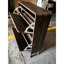 Armoire à chaussures autoportante en noyer de style moderne Mid-Century de 31,5 po pour le vestibule, 2 tiroirs à couvercle rabattable, rangement spacieux et vestibule en bois avec mélange, cloison amovible à deux couches, support ouvert