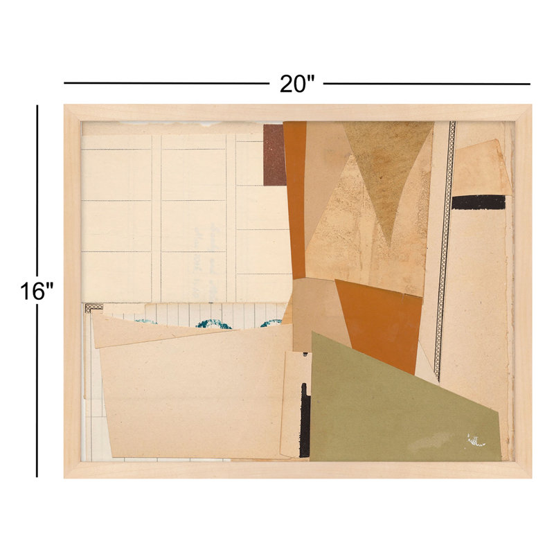 Impression sur cadre photo, Encadrement brun, H 16 po x l 20 po x P 1,25 po