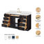 Ensemble de meuble-lavabo simple en bois massif avec plateau en quartz Carrara de 1,5 po Thornaby-1495783435-1493019971