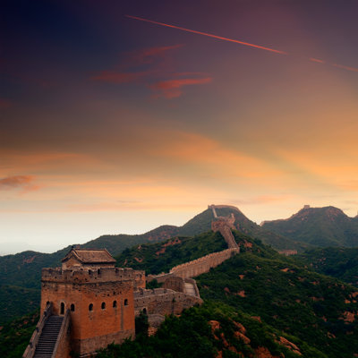 Great Wall Of China - Wrapped Canvas Print