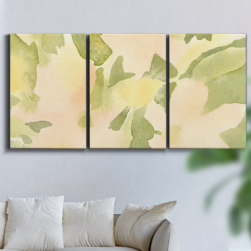 " Lingering Light III " 3 - Pieces, 36" H x 72" W x 2" D