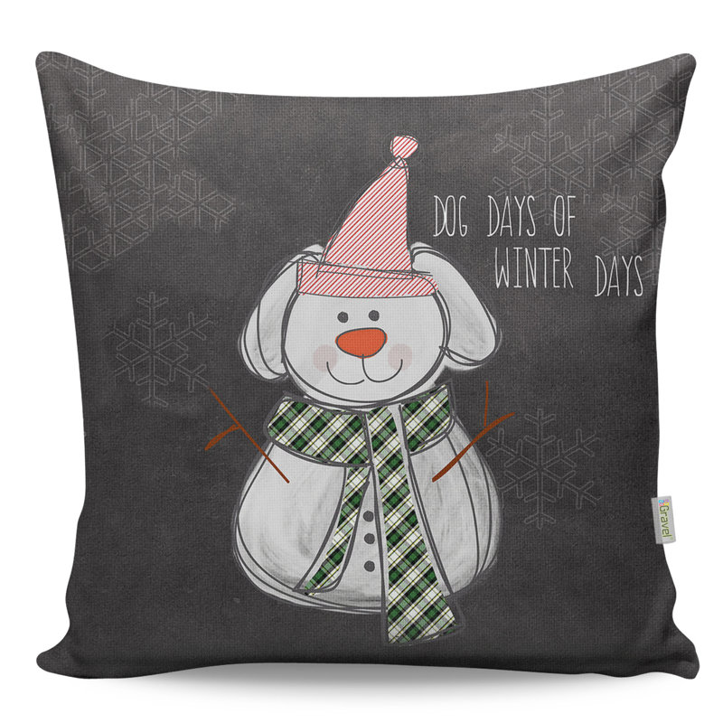 Coussin lavable de qualité supérieure, 17,0 x 17,0 pouces, 50% coton / 50% polyester, rembourrage en silicone, fermeture à glissière dissimulée | Doux, confortable et repassable | Parfait pour la décoration intérieure, le salon et la chambre à cou