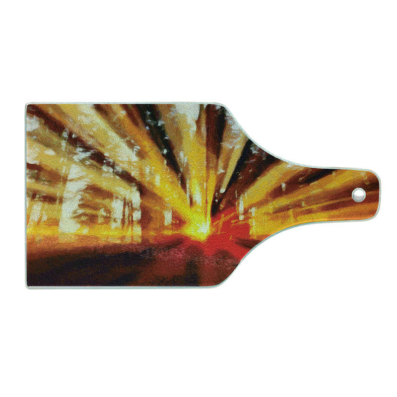 Planche à découper en verre trempé Ambesonne