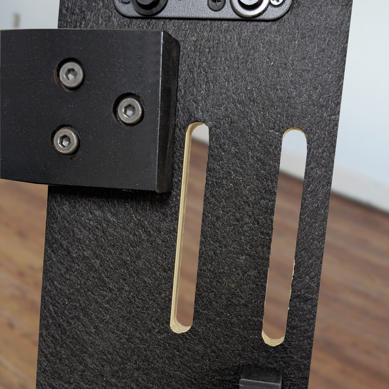 Upholstered Wingback Bed, King, Gray