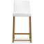 Upholstered Counter Stool with Metal Frame-2082654162-2082654167
