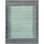 Tapis vert / noir en laine noué à la main de conception unique 8 pi 2 po x 10 pi 1 po New Age