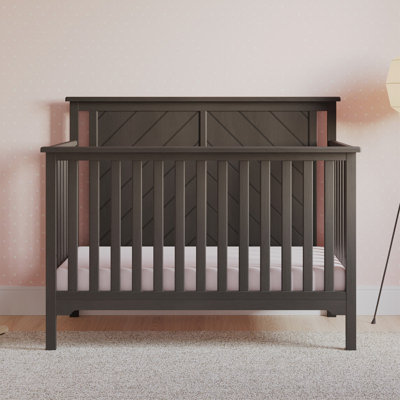 Hampton Flat Top 4-in-1 Convertible Crib