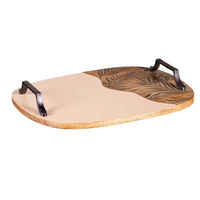 August Grove® Brianica Wood Tray