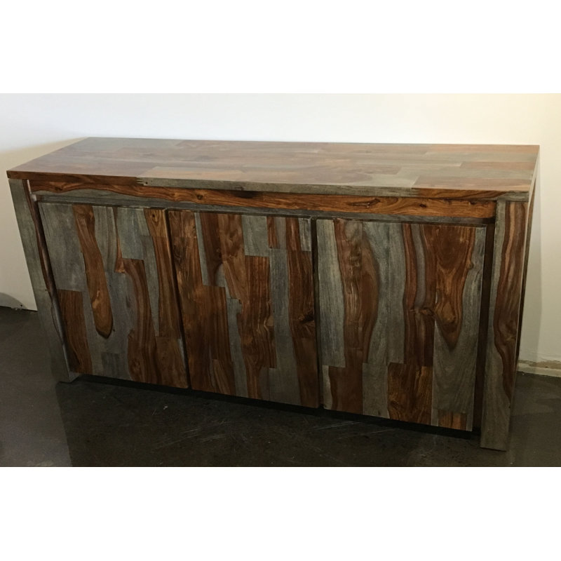 Table buffet de 60 po de largeur, Brun / gris