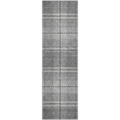 Premium Machine Washable Prisco Gray Rug
