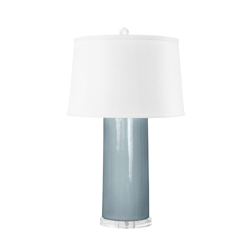 Formosa Table Lamp, Clear/Smoke Blue
