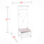 Banc pour hall d'entrée avec rangement Dovanti