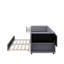 Lit simple tapissier avec rangement, lit gigogne et ports de chargement USB-1710092173
