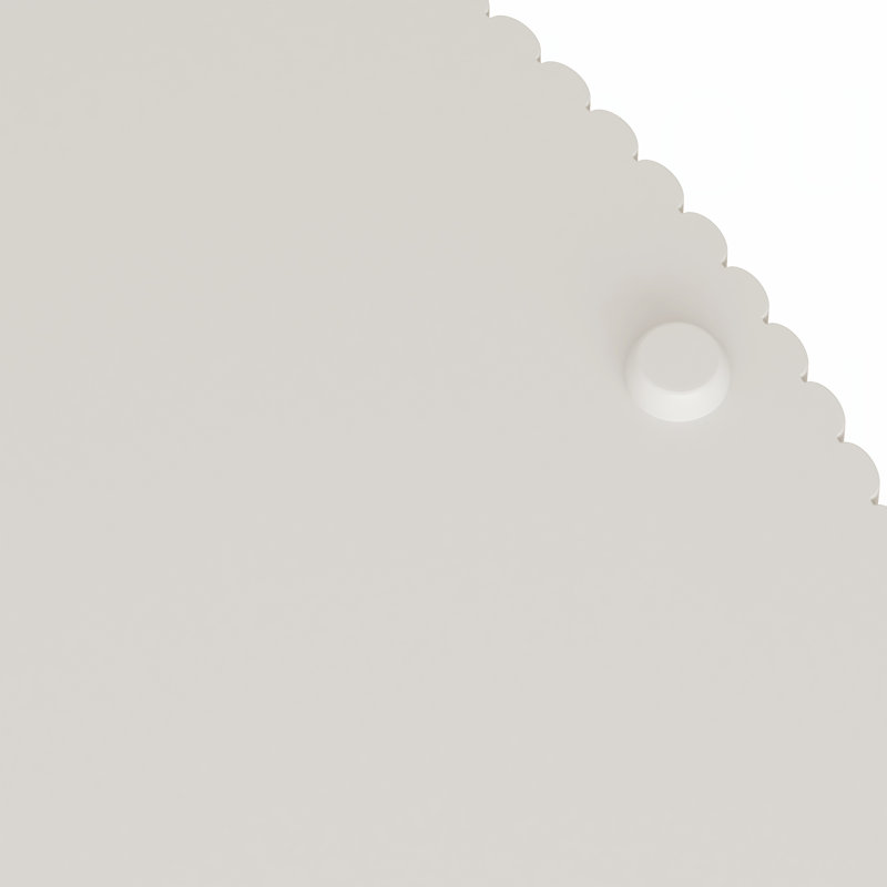 Table basse 31,5 po, Blanc