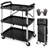 3-Tier Folding Collapsible Service Cart