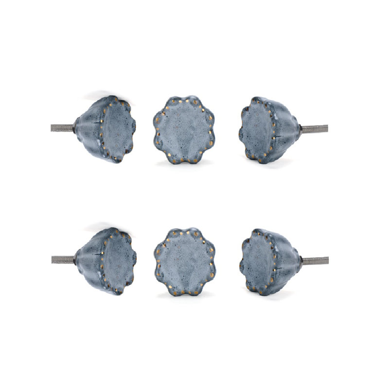 Begonia 1.5" Length Novelty Knob Multipack