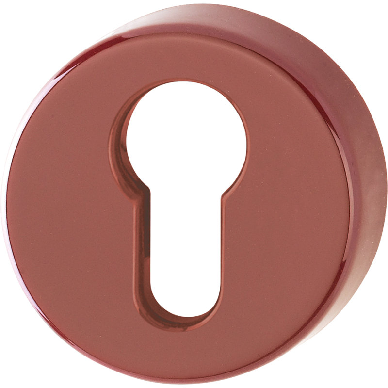 Amarni Brescia Euro Profile Escutcheon (Pair), Wine Red
