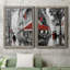 «Rainy Paris I», ensemble de 2 reproductions d'art-428707234-428707253-428707206