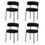 50cm H Teddy Upholstered Metal Side Chair-114193735-123191245