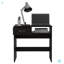 Home Office Set Of Computer Desk With Keyboard Tray And Bookcase